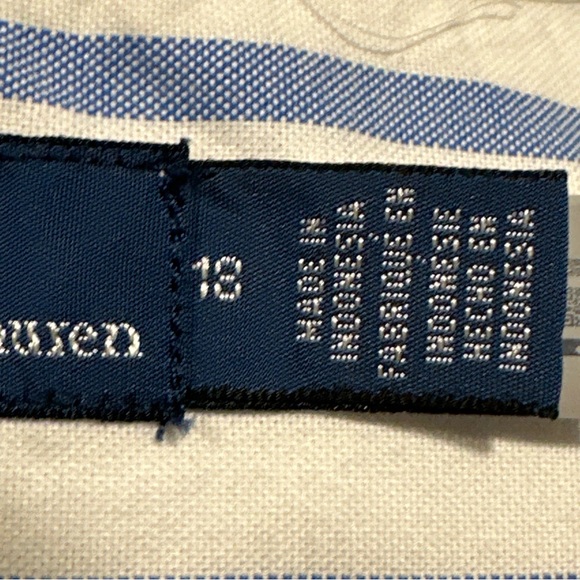 New without tag Women’s Polo by Ralph Lauren blue & white shirt Size 18 - Picture 8 of 9